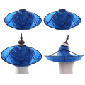 2pcs Pro Hair Cutting Cape Hair Catcher Hairdressing Umbrella Cloak Kit Blue