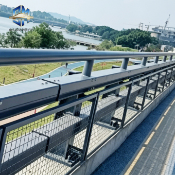 Efficiency Grey Mesh Bridge Anti Collision Guardrail