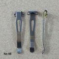 1pcs/bag ,65mm *13mm Pocket Clip folding knives Clip flashlight Clip or EDC tools with screws (No 05)