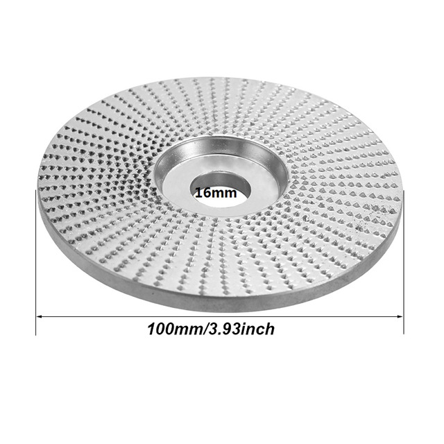High Quanlity Wood Grinding Wheel Rotary Disc Sanding Wood Carving Tool Abrasive Disc Tools For Angle Grinder 16/22.2mm Bore
