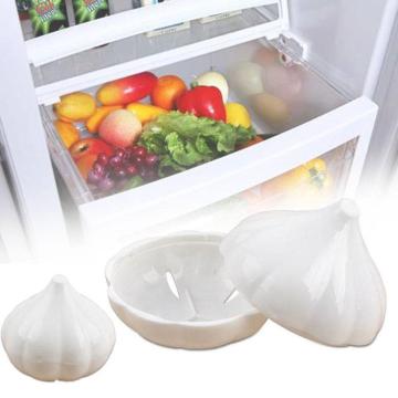 Kitchen Food Crisper Vegetable Containers Onion Garlic Storage Green Tomatoes Fresh Lemon Drop Avocado Box Shipping Pepper W9R4