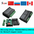 1 pcs Microstep Driver for Nema23 stepper motor TB6600 /DM542/DM556 DC motor driver for CNC router