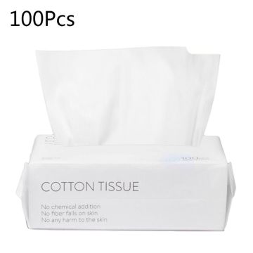 50/100pcs Disposable Face Towel Travel Cotton Makeup Wipes Facial Cleansing Cotton Tissue