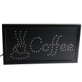CHENXI Led Coffee Advertising Sign Billboard Animated 19*10 Inch Coffee Open Store Business Sign Led.