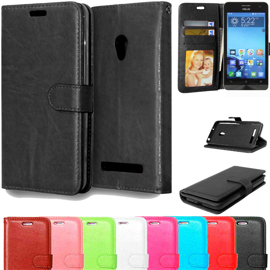 Zenfon 5 Luxury Flip Leather Wallet Case For ASUS Zenfone 5 A501CG A500CG With Card Holder Phone Case For Cover ASUS Zenfone 5