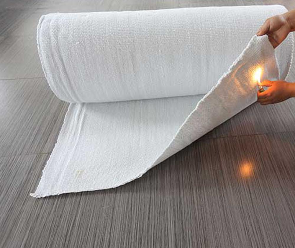Aluminized ceramic fiber cloth connected with welding slag fireproof and heat insulation cloth High Temperature Fireproof Blanke