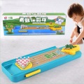 Indoor Mini Desktop Bowling Game Mini Finger Catapult Frog Bowling Table Launch Pad Game Launcher Toy