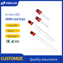 Line-led 3mm red-hair red and green hair green