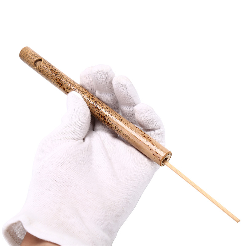 17.1*1.8cm Bamboo Flutes Pi Thai Musical Bird Whistle Sound Flute Woodwind Instrument Accessories
