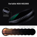 K&F Concept 37/40.5/55/67/72/77mm Variable Neutral Density ND8-ND2000 ND Filter for Camera Lense with Multi-Resistant Coating