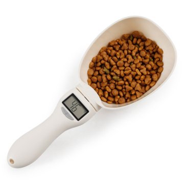 800g/1g Kitchen Scale Spoon Pet Food Scale For Dog Cat Feeding Measuring Spoon Cup Portable Removeable With Led Display