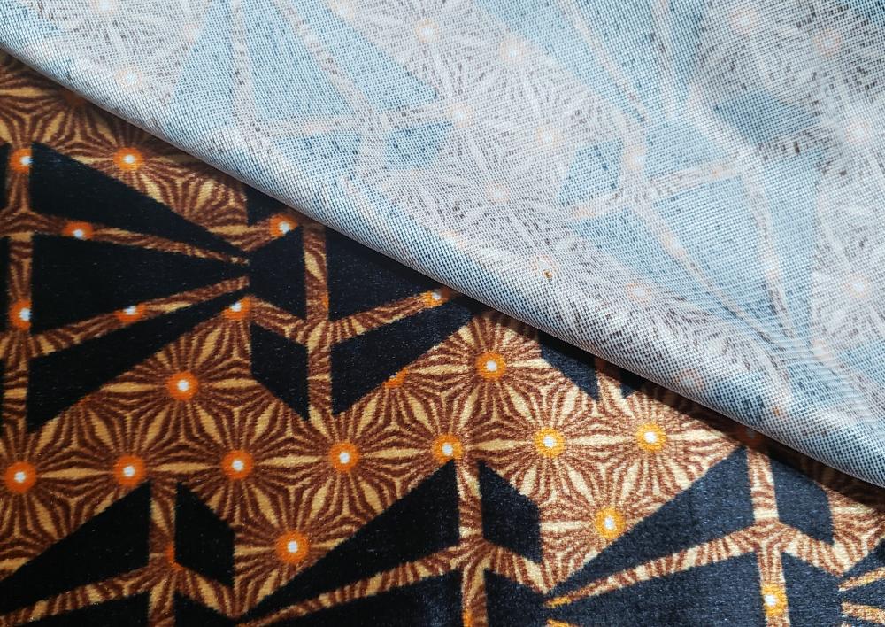 Soft Velour Fabric Back