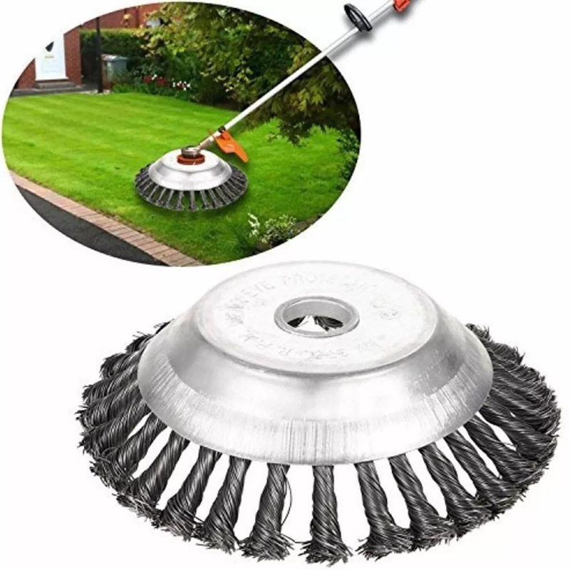 150mm Steel Wire Grass Trimmer Head Rounded Edge Weed Trimmer Head Grass Brush Removal Grass Tray Plate For Lawnmower 2020