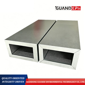 Perforated Metal Silencing Duct for Ceiling Air Supply