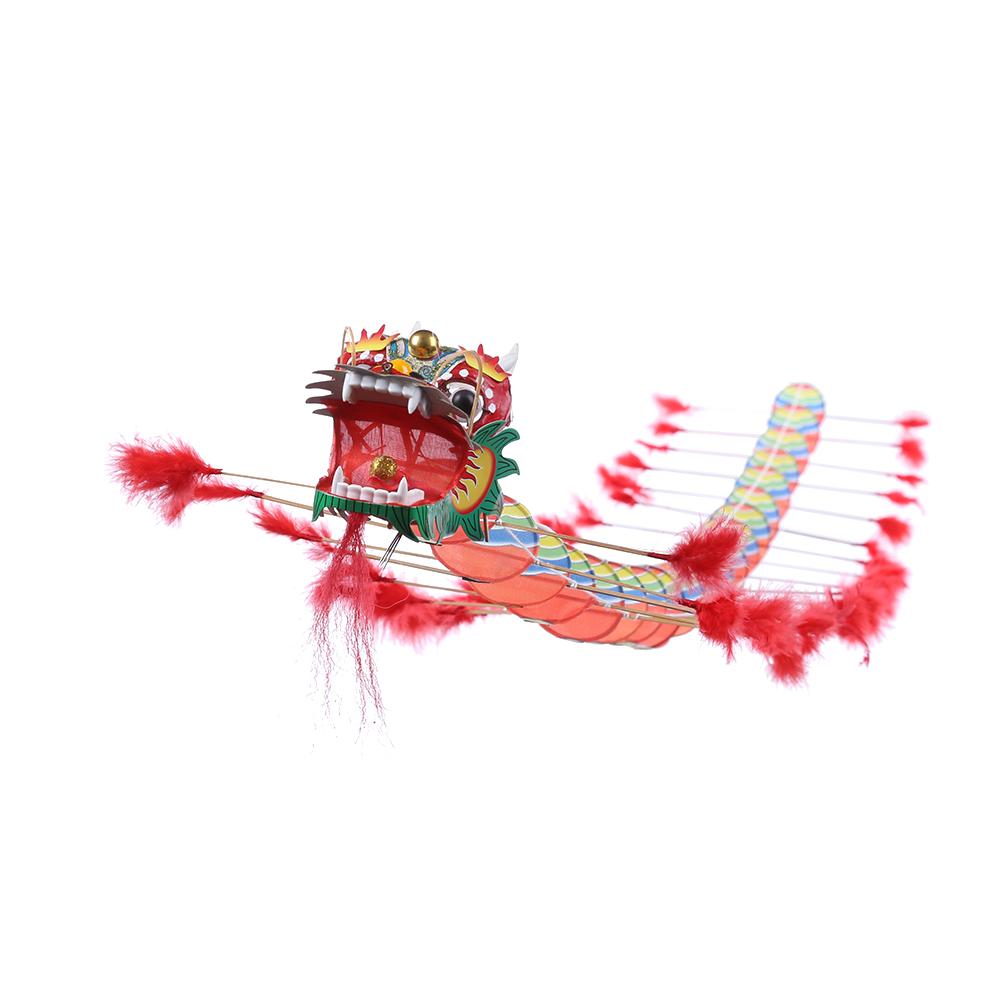 Chinese Traditional Dragon Kite Flying Plastic Foldable Outdoors Single Line Kite for Adults Sports Flying Toys for Children