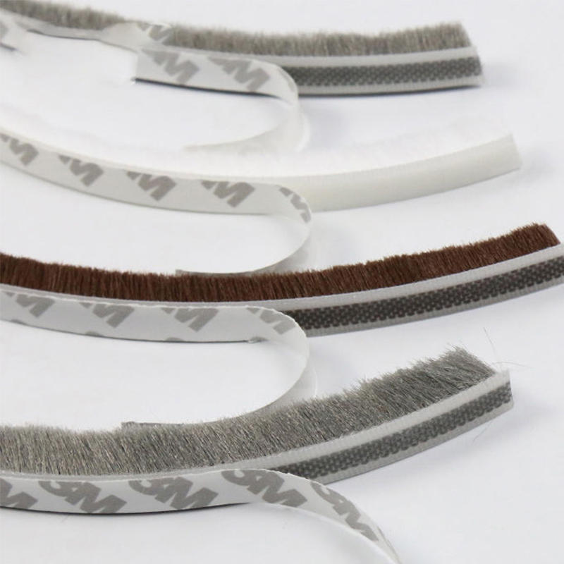 Self-adhesive Sealing Wind-proof Brush Strip For Home Door Window Draught Excluder Brush Weather Strip Seal Tape Strip Gasket