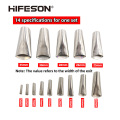 HIFESON 14pc Caulking Finisher Silicone Sealant Nozzle Glue Remover Scraper Caulking Nozzle Kit Tools Kitchen Gadgets