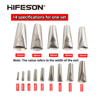 HIFESON 14pc Caulking Finisher Silicone Sealant Nozzle Glue Remover Scraper Caulking Nozzle Kit Tools Kitchen Gadgets