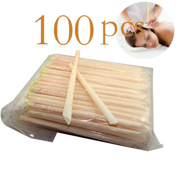 20-100pcs Ear Cleaner Ear Candle Beeswax Good Product Hopi Ear Wax Indian Coning Fragrance Cleaning Ear Candle Wax Removal Tool