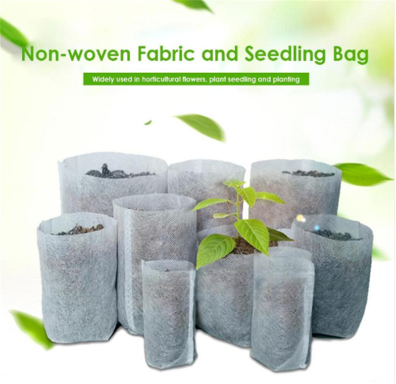 50 pcs/lot biodegradable bags for nursery plant pots for growing vegetable pots for garden cultivation nursery plant 2019