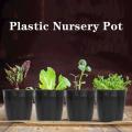 100 pcs Flower Pots Plastic Plant pot For Plant Nursery Garden Flowerpot Home Vegetation Tools jardin Seeder plant pot