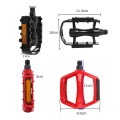 Bike Bicycle Pedals Bike Part Cycling Aluminum Alloy -Light Flat Pedals Bicycle Parts