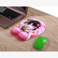 FFFAS JoJo Joseph Joestar 3D Wrist Rest Mouse Pad Mat Pink Jo Jo Bizarre Adventure Mousepad for Laptop PC