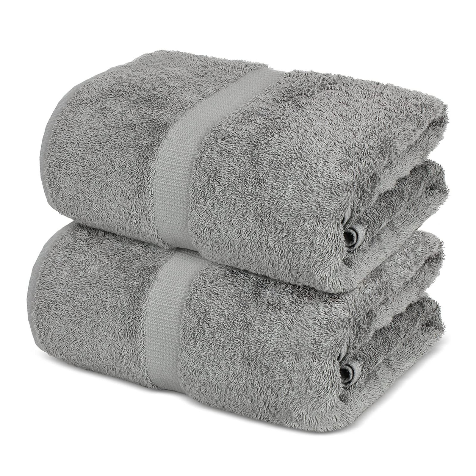 2PC Towel Facecloth Soft Absorbent Thick 100% Turkish Cotton Bath Sheets 700 GSM 35 x 70 Inch Household Adults bath towel #40