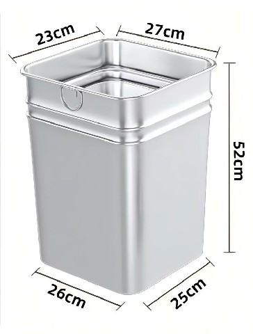 Customized stainless steel square barrel.