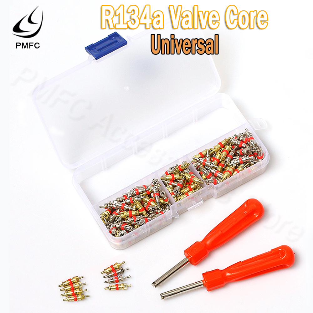 PMFC 242Pcs/Set R134a Universal Car A/C Air Conditioner R134a Valve Core Auto Air Conditioner Tools Repair Valve Remover Kit