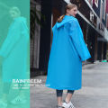 Fashion Men Women Waterproof Jacket Raincoats Adult EVA Hooded Rain Coat Poncho Rainwear