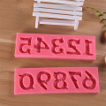 0-9 Thread 3D Number Fondant Silicone Mold Candle Sugar Craft Tool Chocolate Cake Mould Kitchen DIY Baking Decorating