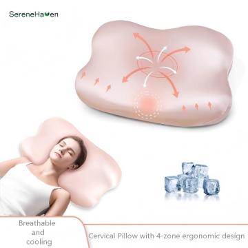 Zoned Ergonomic Pillow for Neck Pain Relief