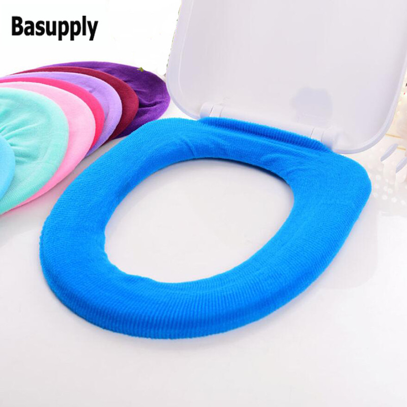 1Pc Universal Soft Toilet Seat Cover Home Decor Closestool Case Warm Toilet Lid Case Bathroom Accessories Christmas Decoration