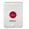 SINGCALL Wireless Calling System,Red Silica Button,Waterproof, Sun-Proof, Dustproof, Shockproof, One-Button Pager(APE510)