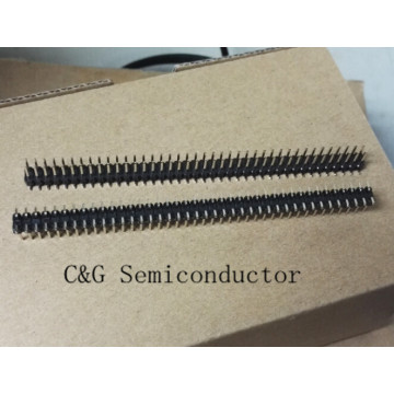 10Pcs Pitch 2.54mm 2x40 Pin 80 Pin Double Row SMT SMD Male Pin Header Strip Connector 2.54 mm