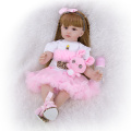 KEIUMI Realistic Newborn Baby Girl 24 Inch Soft Vinyl Cloth Body Bonecas Infantil Menina Baby Doll Toys For Child Birthday Gifts