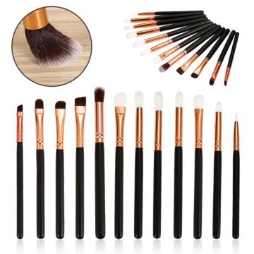 12pcs Professional Makeup Brushes Set Wood Handle Cosmetic Kit Eyeshadow Eyeline Eyebrow Eye Highlight Beauty Tools Maquiagem