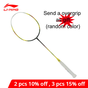 Li-Ning WINDSTORM 500 Defensive Badminton Racket Light Weight Carbon LiNing Single Sport Rackets AYPK014