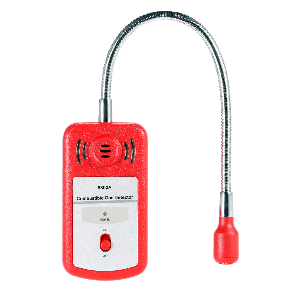 KKMOON Gas Analyzer Combustible Gas Analyzer Air Detector Portable Gas Leak Location Determine Tester with Sound-light Alarm