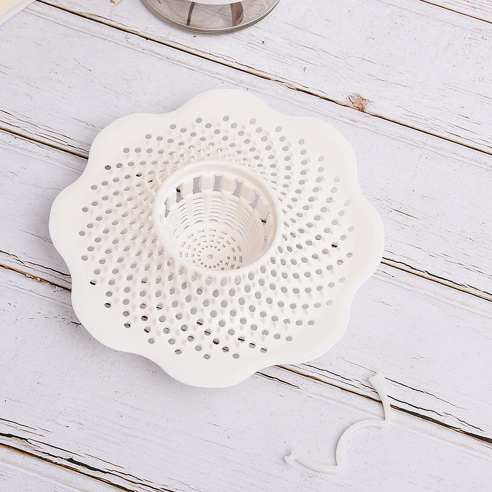 Sink Floor Cover Drain Hair Stopper Cover Filter Sink Strainer PVC Bath Kitchen Shower Use Home Bathroom Hair Stoppers Catcher