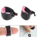 Adjustable Leather Thimble Patchwork Finger Protector Needlework Sewing Helper