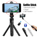 Wireless Bluetooth Selfie Stick Monopod Foldable Tripod Remote Cell Phone Holder For iOS Android Camera Self-Timer Artifact Rod