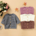 Newborn Infant Sweater Kids Baby Girls Boys Autumn Winter Jacket Keep Warm Coat Wool Knit Outwear Hooded Sweater Fashion Costume