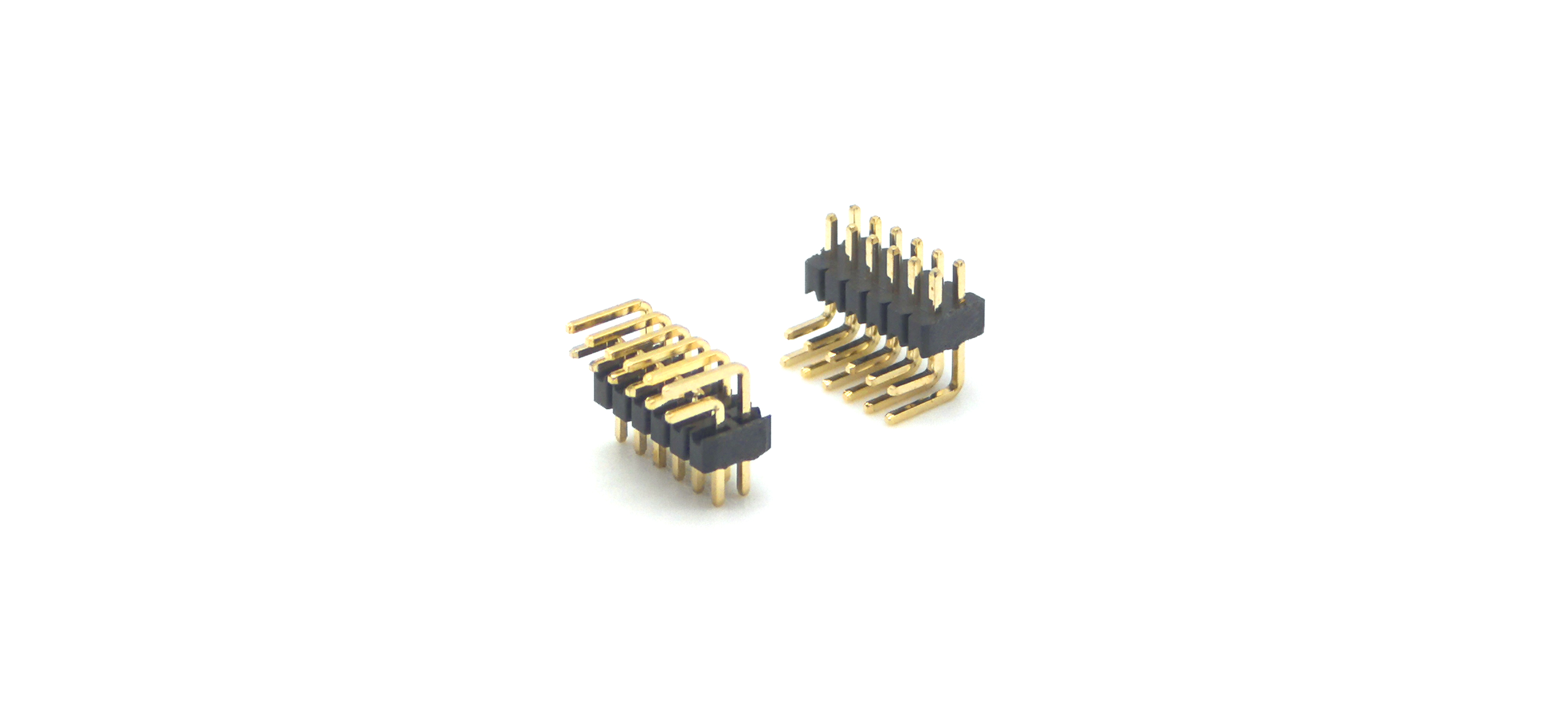 1.27mm Pitch Pin header Connector Right Angle SQ0.4/0.46mm H1.5mm 2*6P