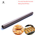 Non Stick Fiberglass Baking Mat Pad Temperature Resistant Reusable Baking pastry Sheet for Cake Cookie Macaron 60*40cm