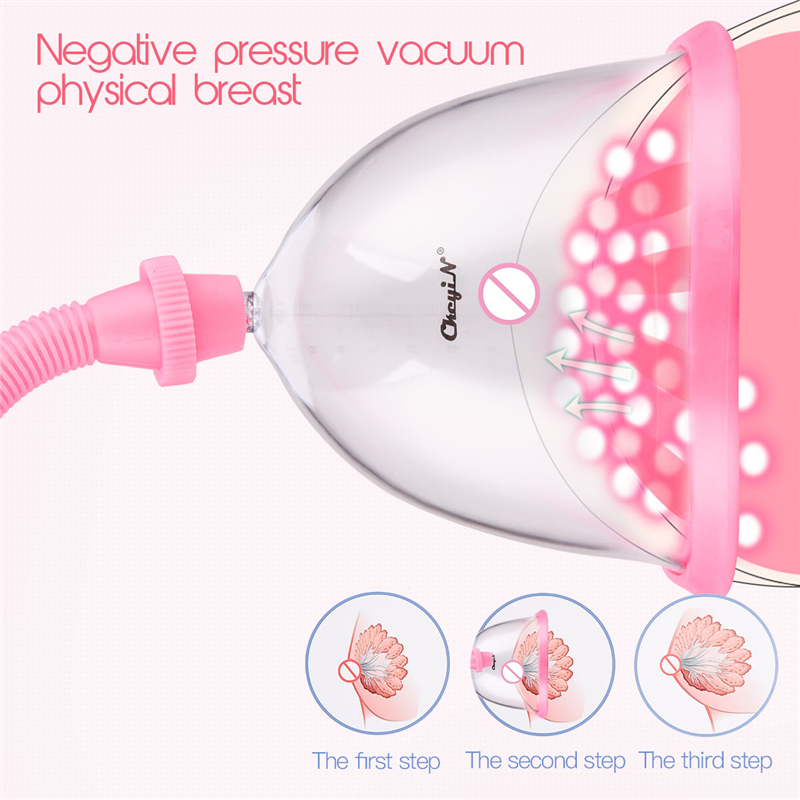 Manual Increased Body Massager Women to Stimulate Breast Breast Massage Breast Pump Manual Vacuum Cup Enhancement Nipple Sucker
