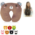 9 Colors Soft U-Shaped Plush Sleep Neck Protection Pillow Office Cushion Cute Lovely Travel Pillows For Children/Adult Drop Ship