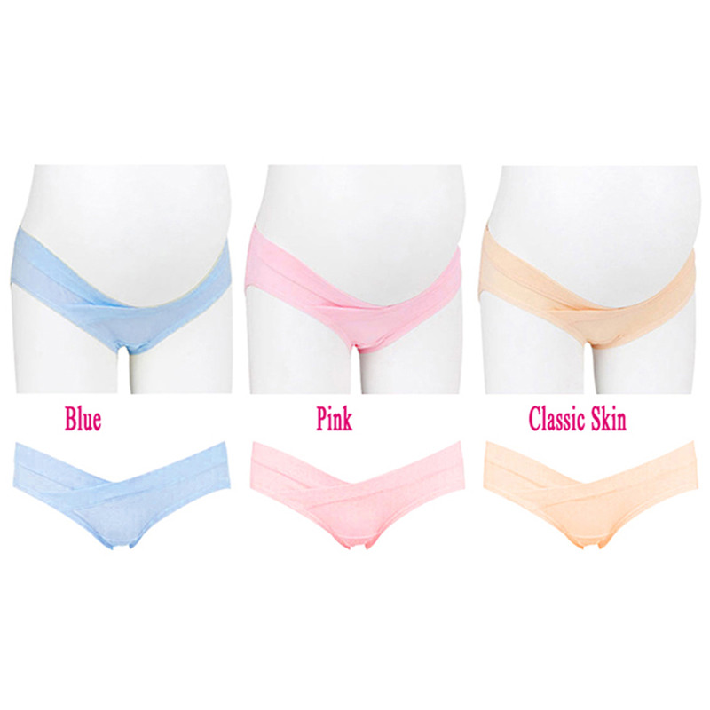 Women Maternity Panties Pregnant Lingerie Briefs Low Rise Underwear