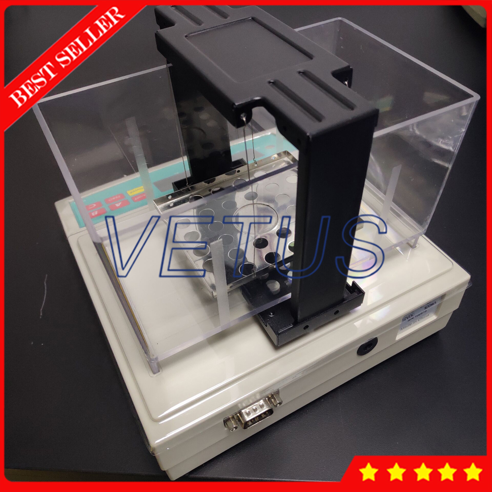 Digital Solid density meter Electronic Solid Rubber Plastic Granules Densitometer DE-120 Gravimeter Density Testing Equipment